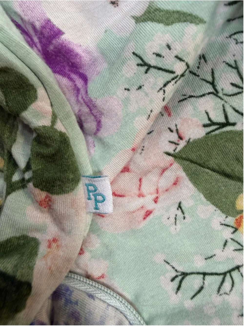 Posh Peanut Baby Floral Sleep Sack 6-18 Months Green Multicolor 0.5 tog